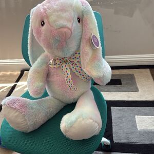 Easter Spring Pastel Plush Bunny with Bow New
